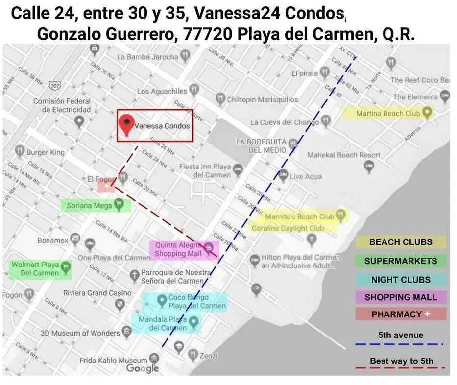 Fabulous Studio In Playa Del Carmen Very Central
